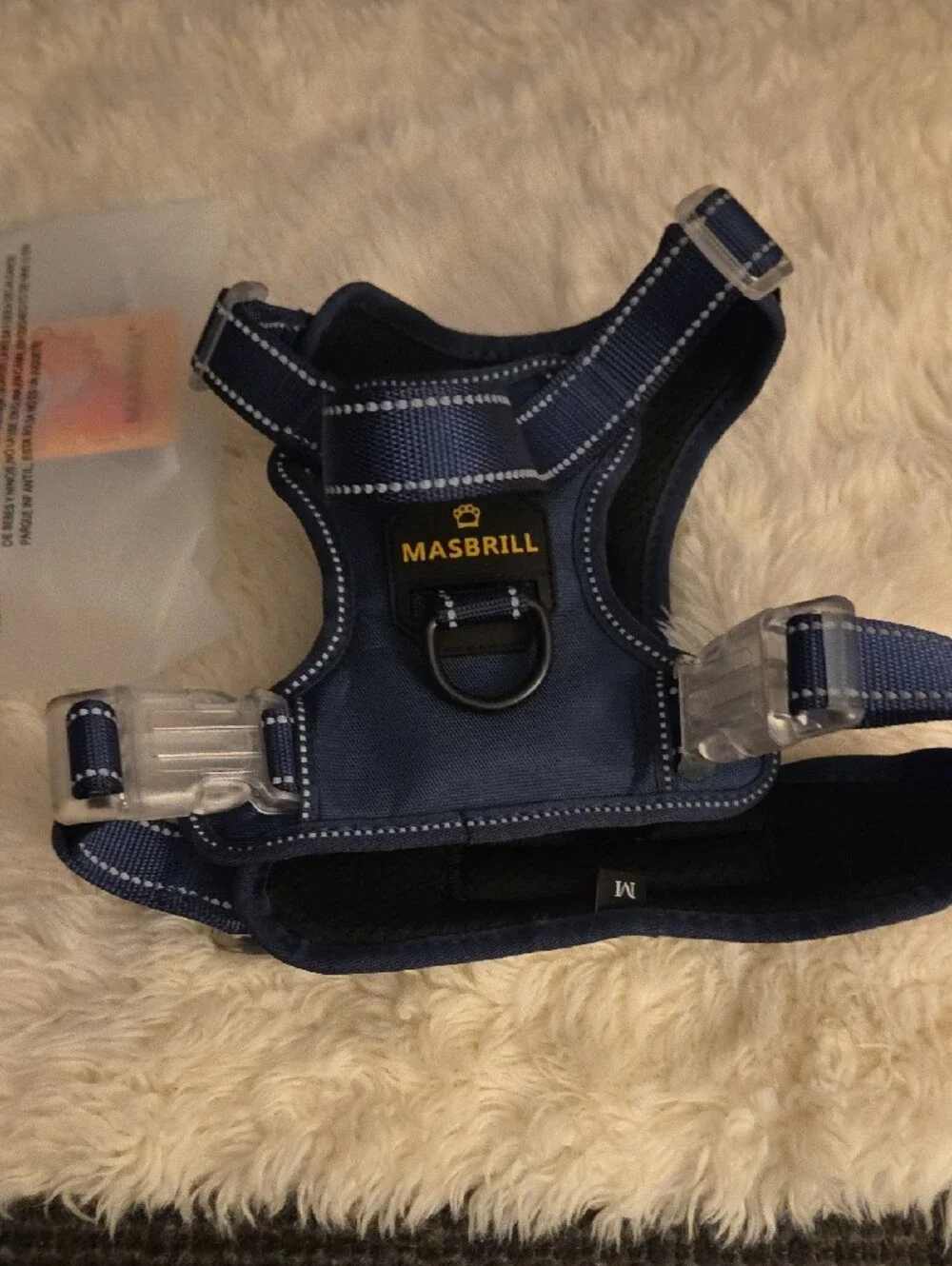 MASBRIL Blue Padded Dog Harness